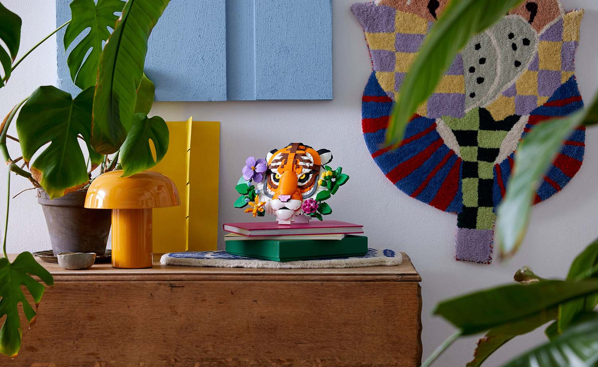 LEGO Art The Fauna Collection - Tiger Display Model - Set 31217