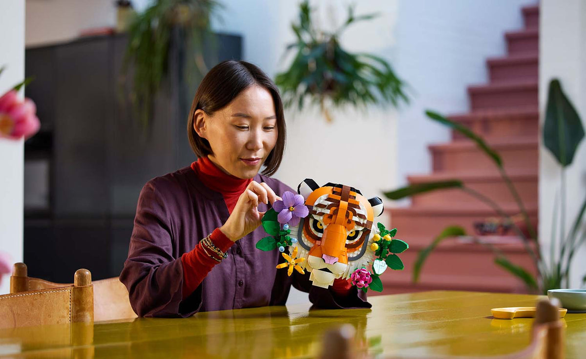 LEGO Art The Fauna Collection - Tiger Display Model - Set 31217