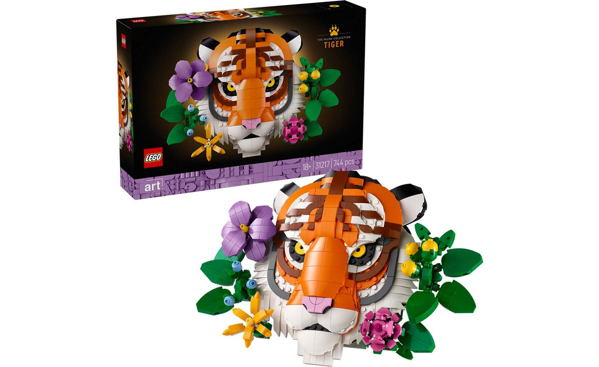 LEGO Art The Fauna Collection - Tiger Display Model - Set 31217