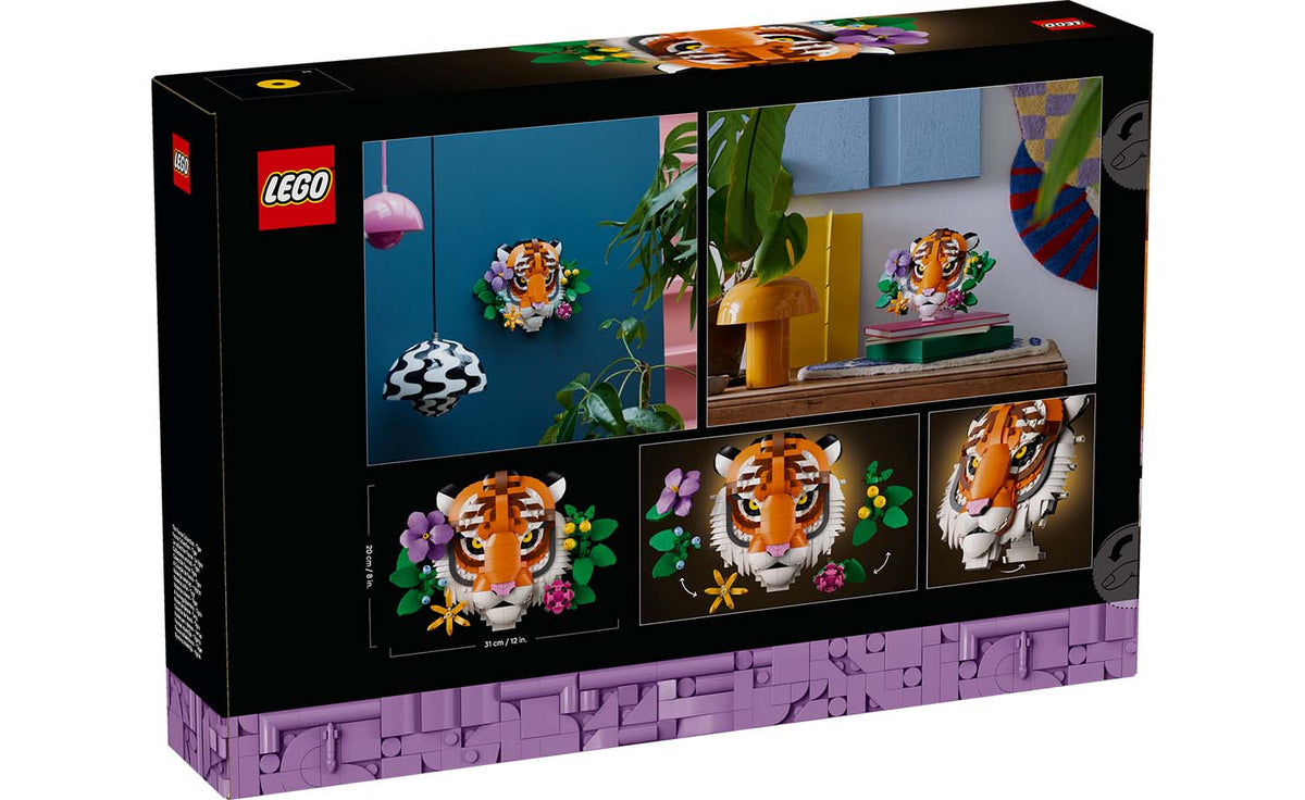 LEGO Art The Fauna Collection - Tiger Display Model - Set 31217