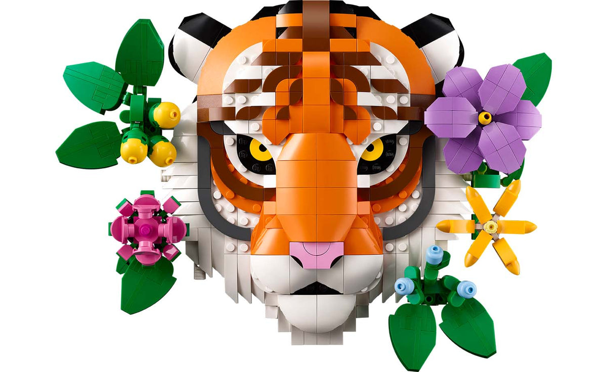 LEGO Art The Fauna Collection - Tiger Display Model - Set 31217