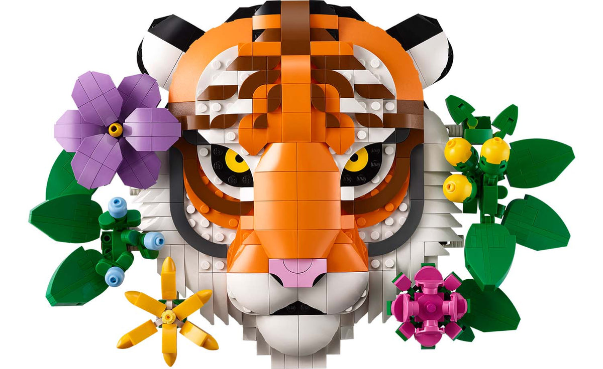 LEGO Art The Fauna Collection - Tiger Display Model - Set 31217