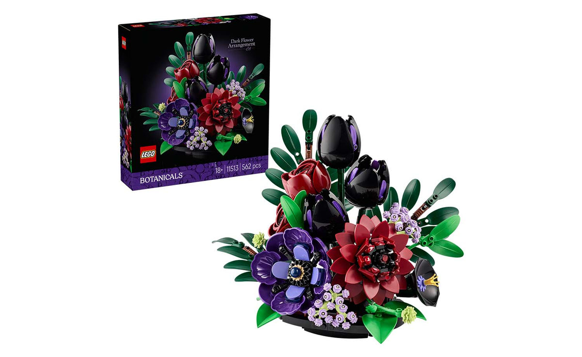 LEGO Botanicals Dark Flower Arrangement Building Set - 11513