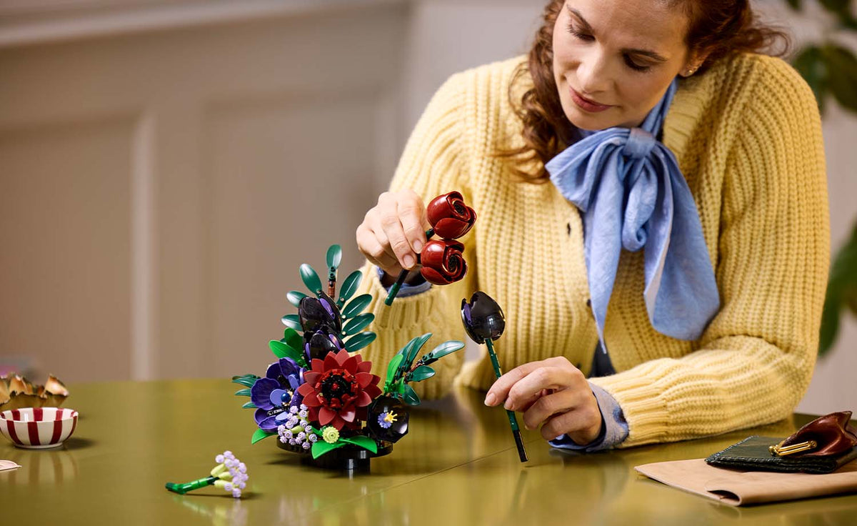 LEGO Botanicals Dark Flower Arrangement Building Set - 11513