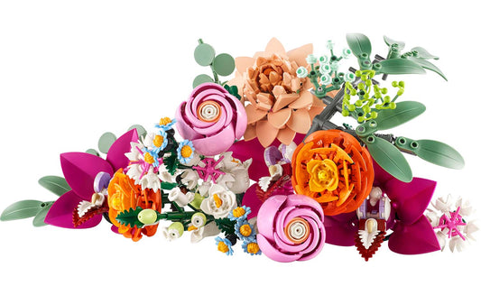 LEGO Botanicals Pretty Pink Flower Bouquet - Set 10342