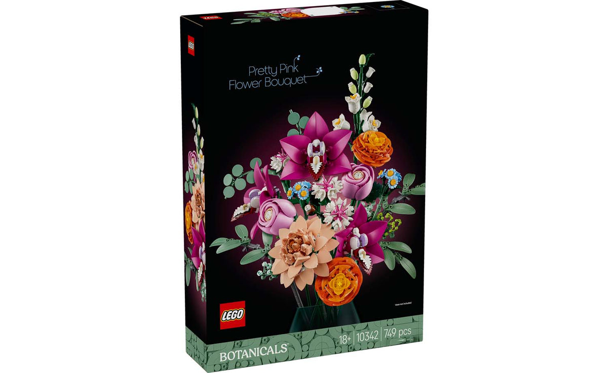LEGO Botanicals Pretty Pink Flower Bouquet - Set 10342