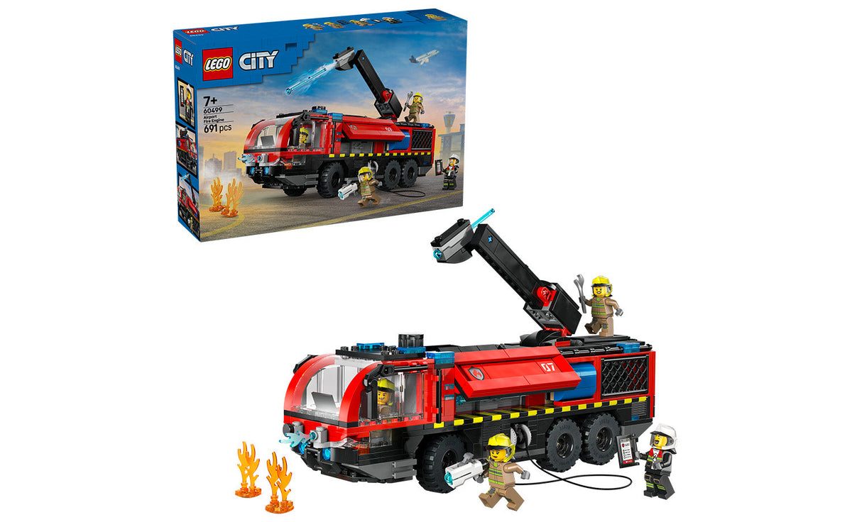 LEGO City Airport Fire Engine Building Set - 60499