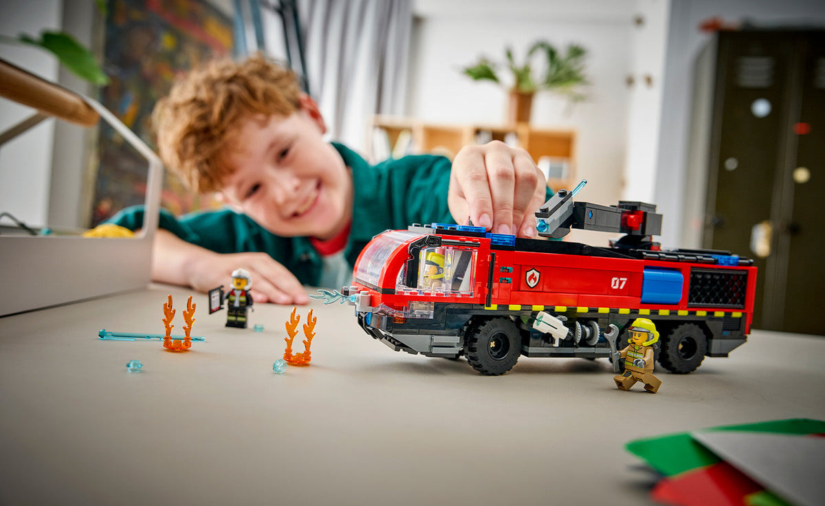 LEGO City Airport Fire Engine Building Set - 60499