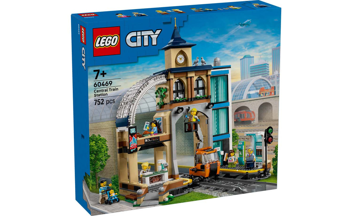 LEGO City Central Train Station Building Set - 60469