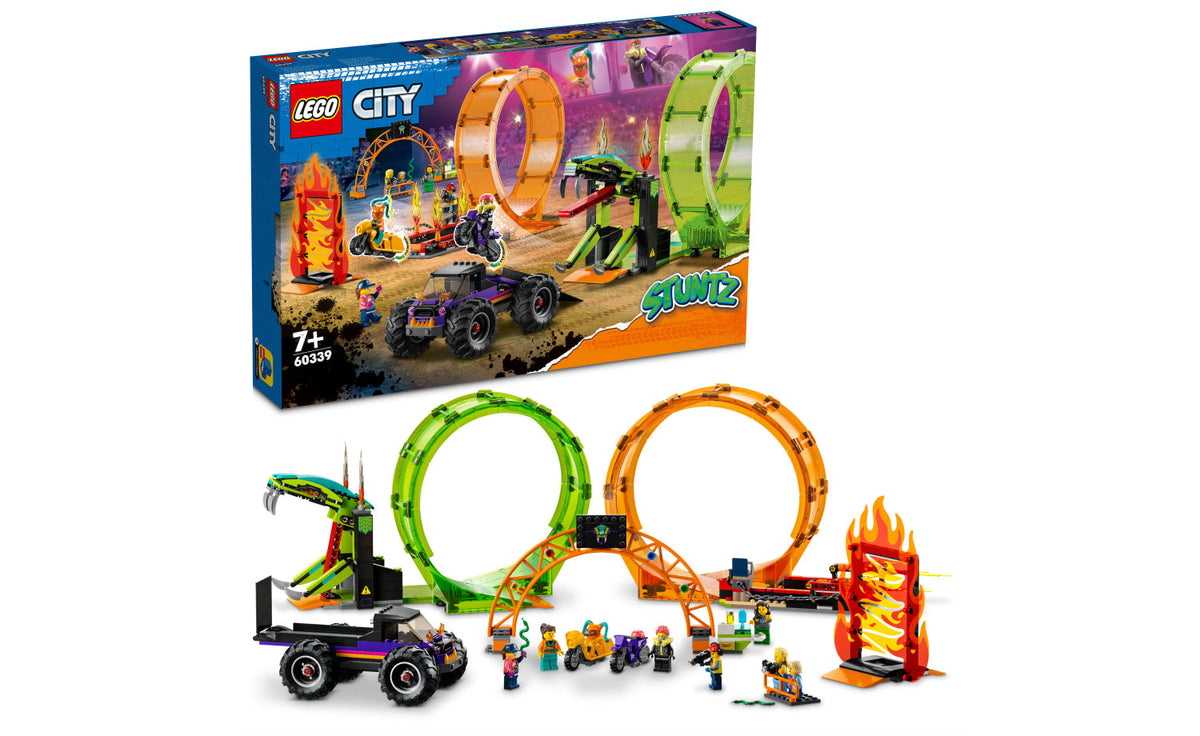LEGO City Double Loop Stunt Arena Building Set - 60339