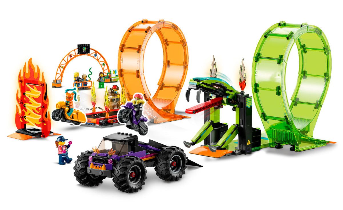 LEGO City Double Loop Stunt Arena Building Set - 60339