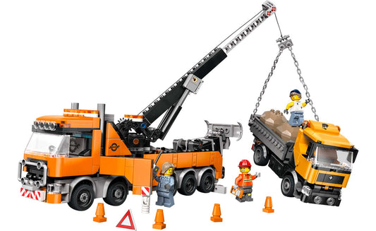 LEGO City Heavy-Duty Recovery Tow Truck with Crane Building Set - 60467
