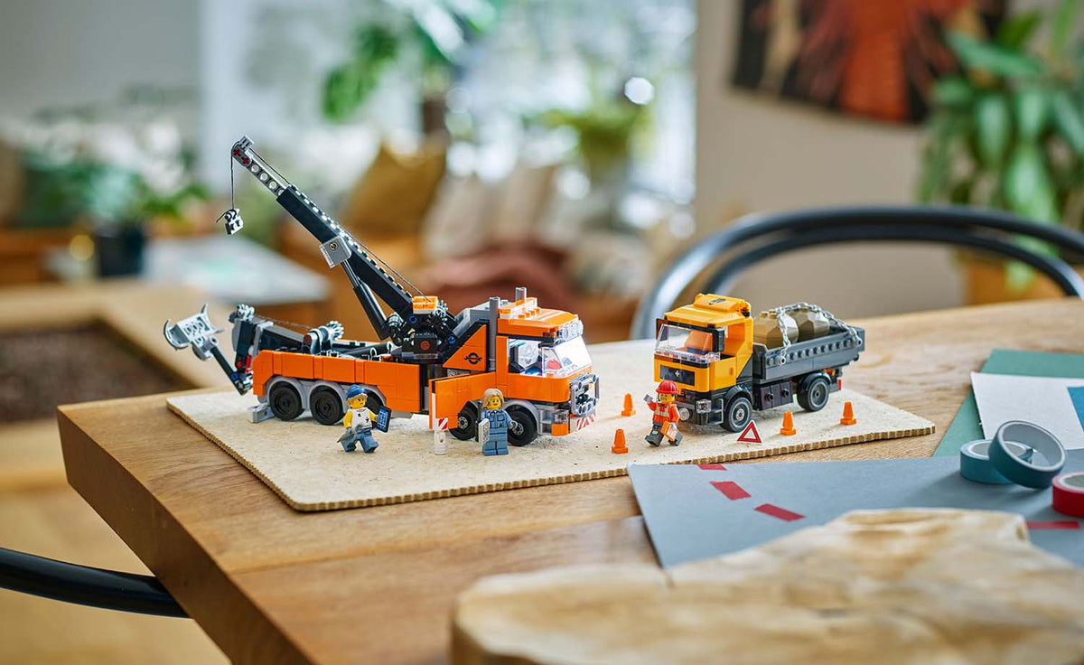 LEGO City Heavy-Duty Recovery Tow Truck with Crane Building Set - 60467