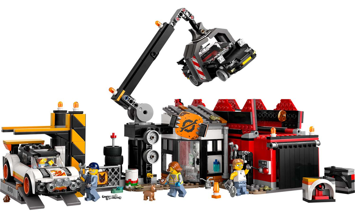 LEGO City Scrapyard with Cars Building Set - 60472