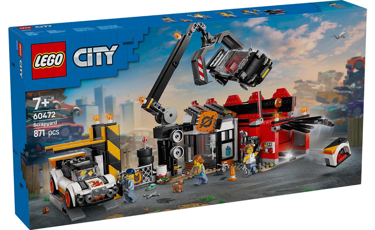 LEGO City Scrapyard with Cars Building Set - 60472
