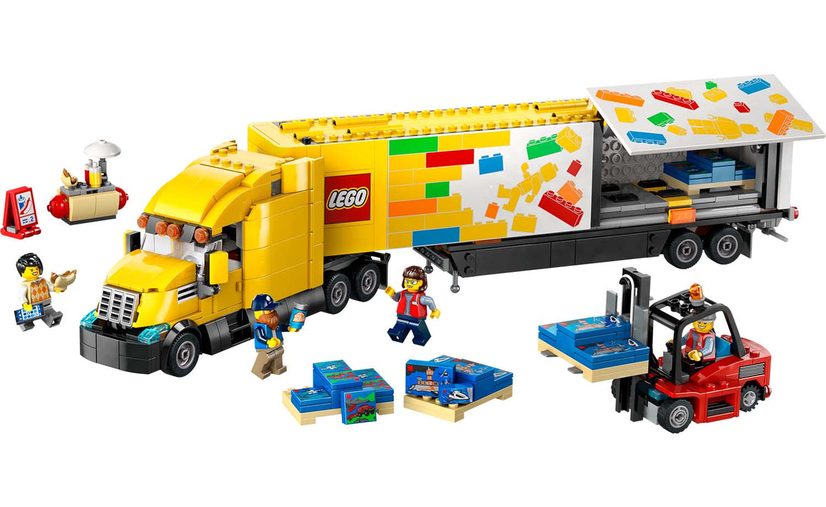 LEGO CITY Yellow Delivery Truck Building Set - 60440