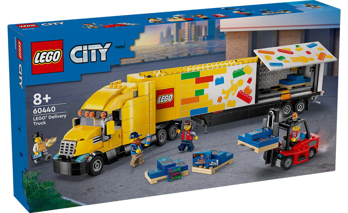 LEGO CITY Yellow Delivery Truck Building Set - 60440