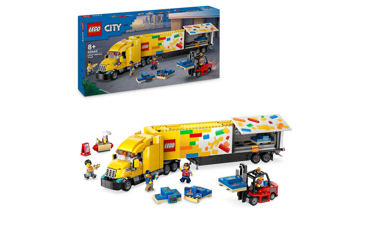 LEGO CITY Yellow Delivery Truck Building Set - 60440
