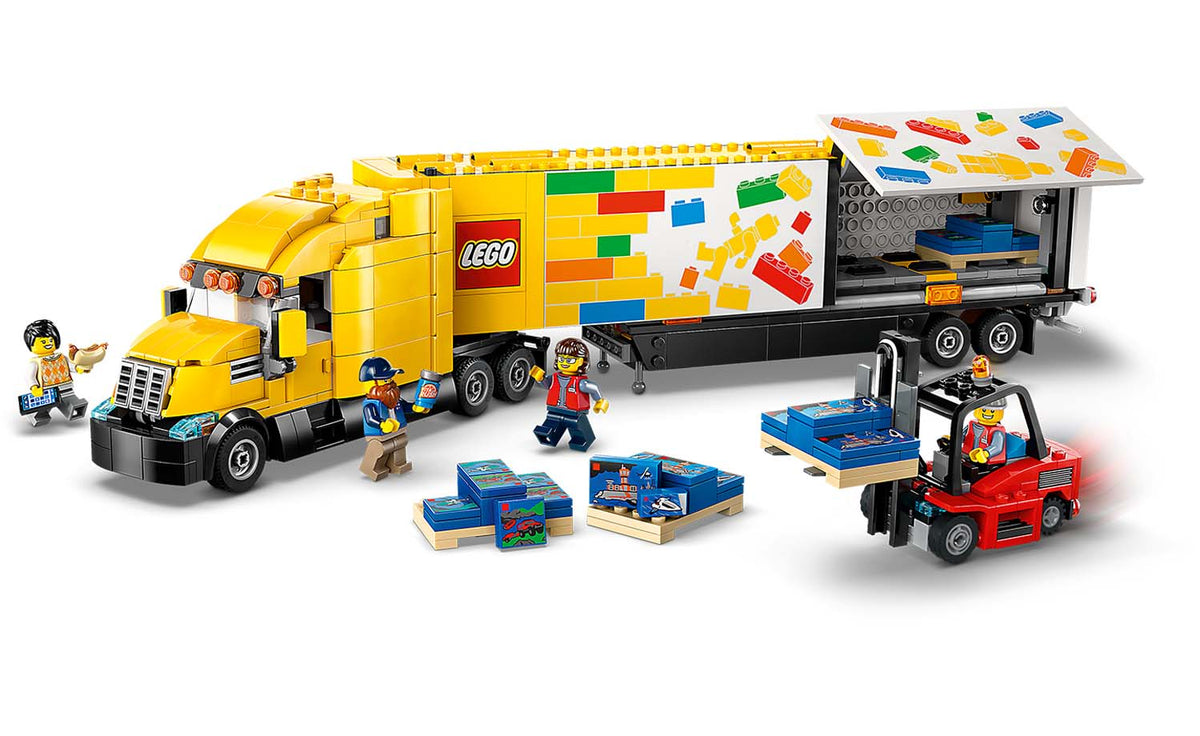 LEGO CITY Yellow Delivery Truck Building Set - 60440