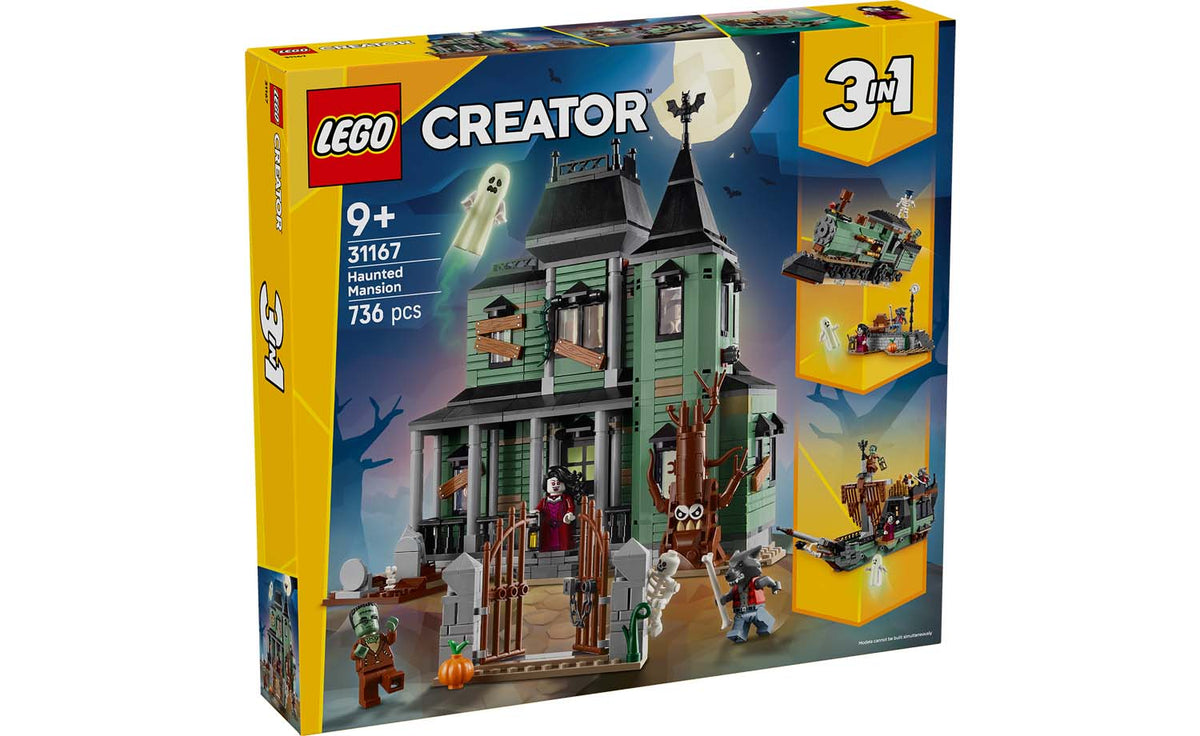 LEGO Creator 3-in-1 Haunted Mansion Building Set - 31167