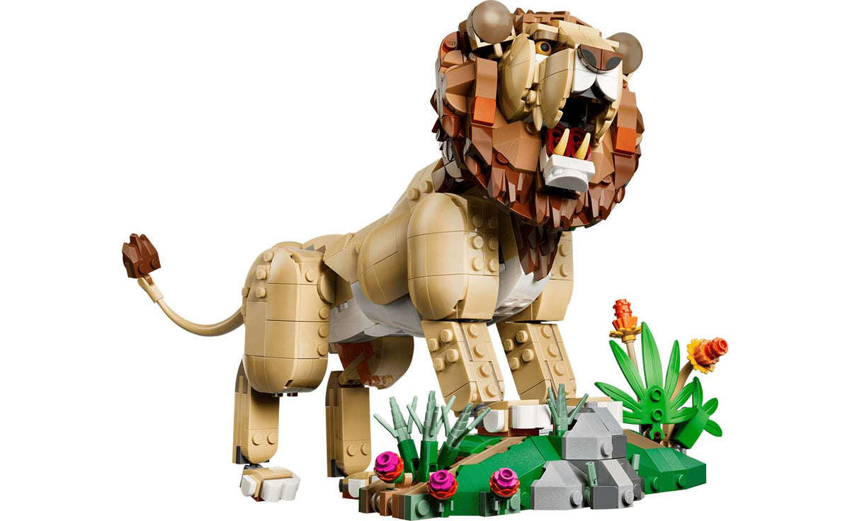 LEGO Creator 3-in-1 Wild Animals: Majestic Lion Building Set - 31386