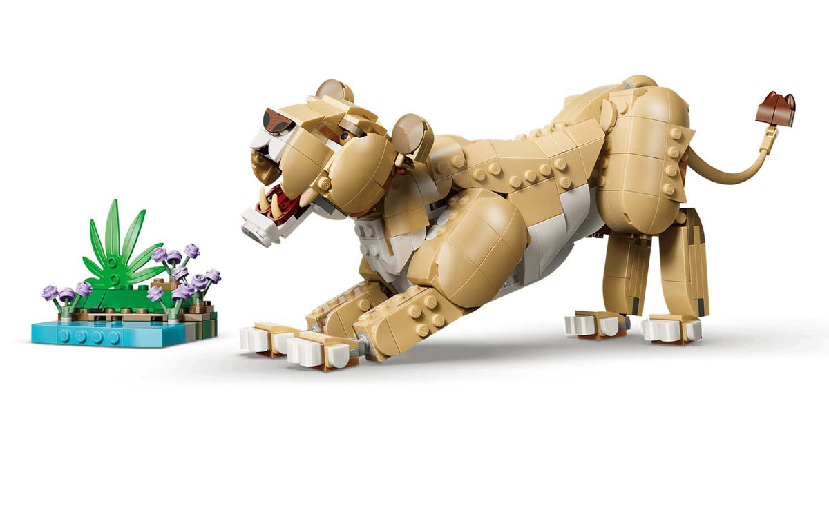 LEGO Creator 3-in-1 Wild Animals: Majestic Lion Building Set - 31386
