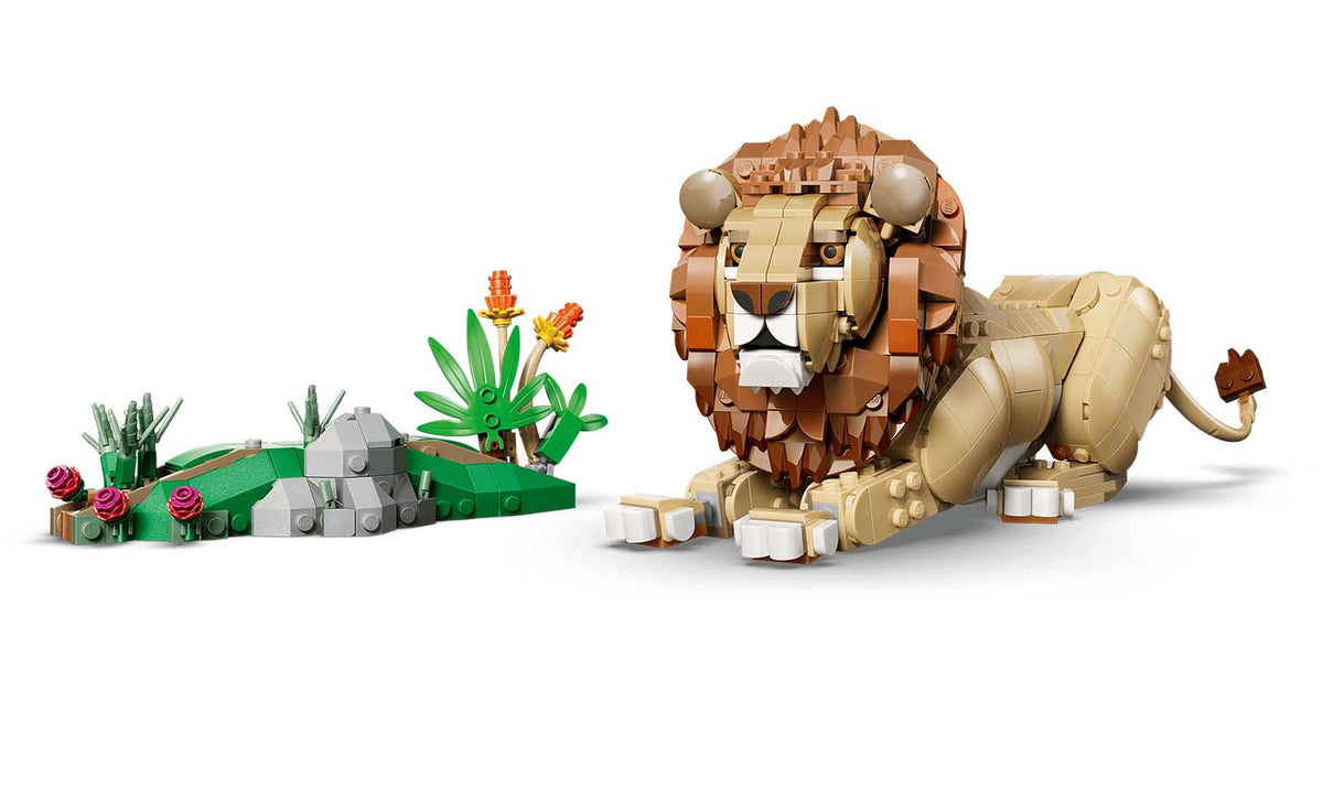 LEGO Creator 3-in-1 Wild Animals: Majestic Lion Building Set - 31386