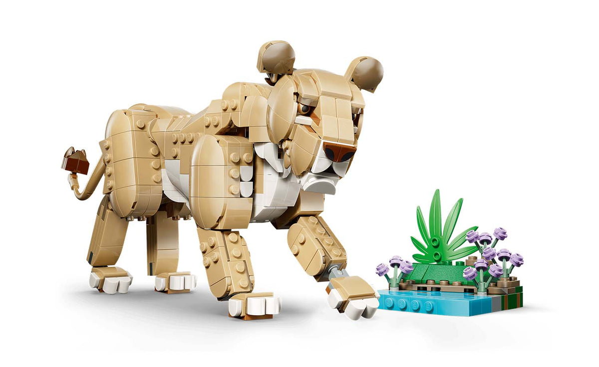 LEGO Creator 3-in-1 Wild Animals: Majestic Lion Building Set - 31386
