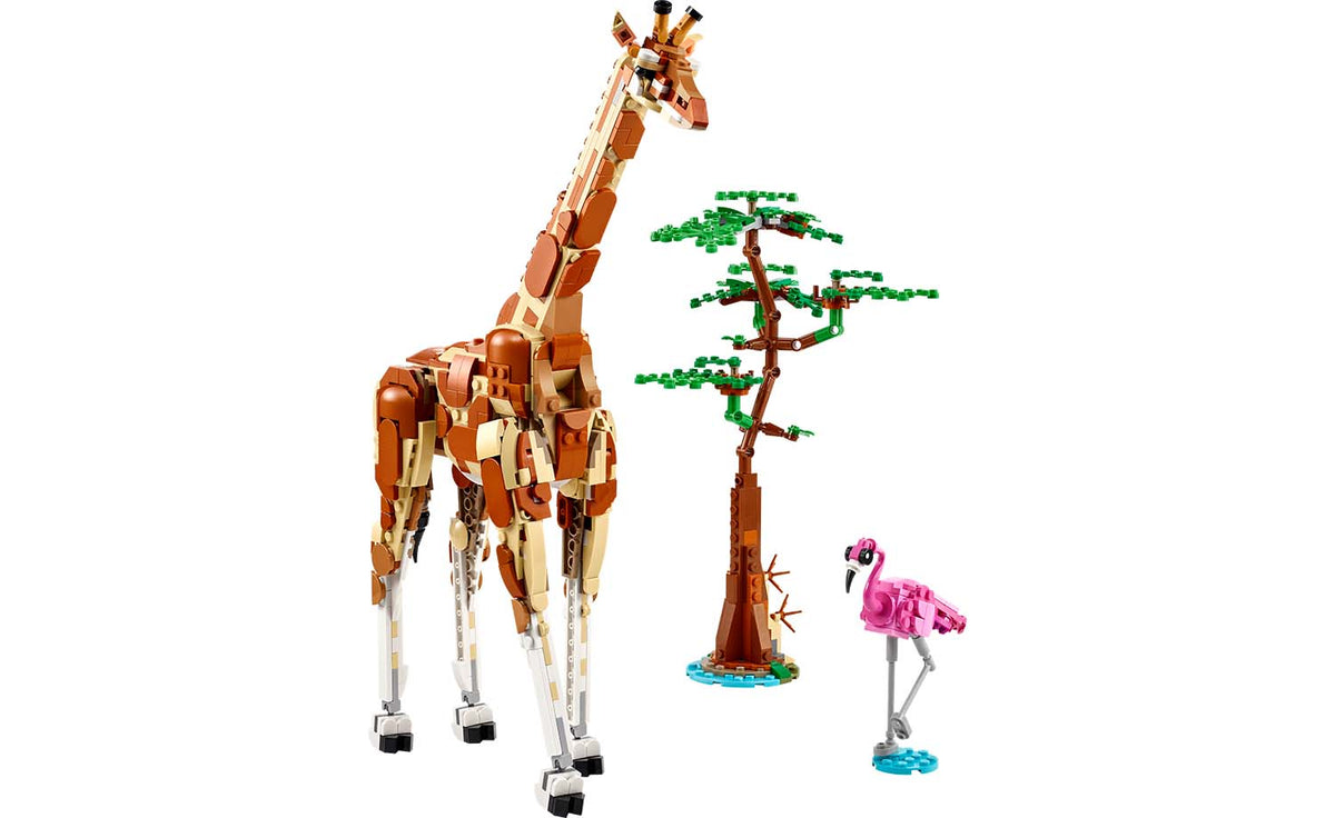LEGO Creator 3-in-1 Wild Safari Animals Building Set - 31150