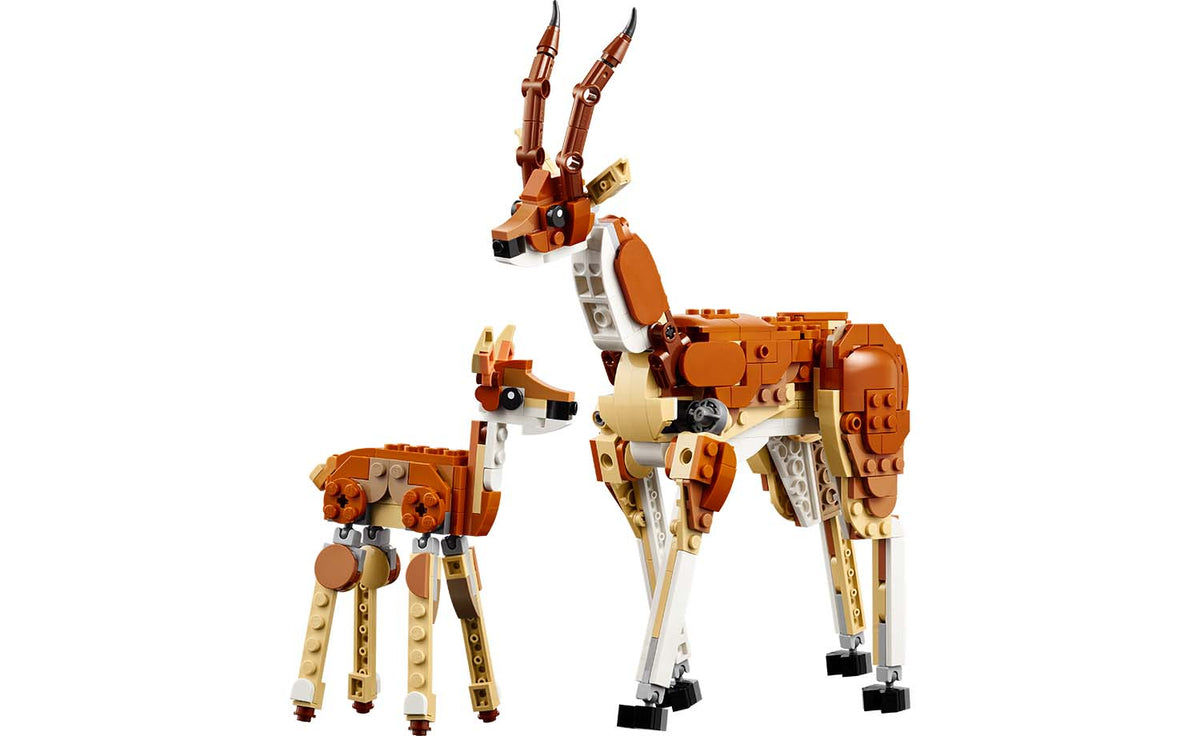 LEGO Creator 3-in-1 Wild Safari Animals Building Set - 31150