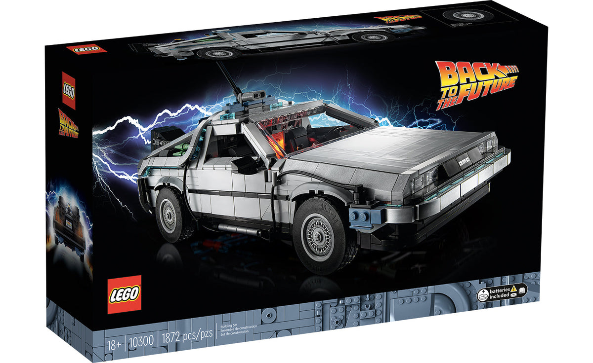 LEGO Icons Back to the Future Time Machine Building Set - 10300