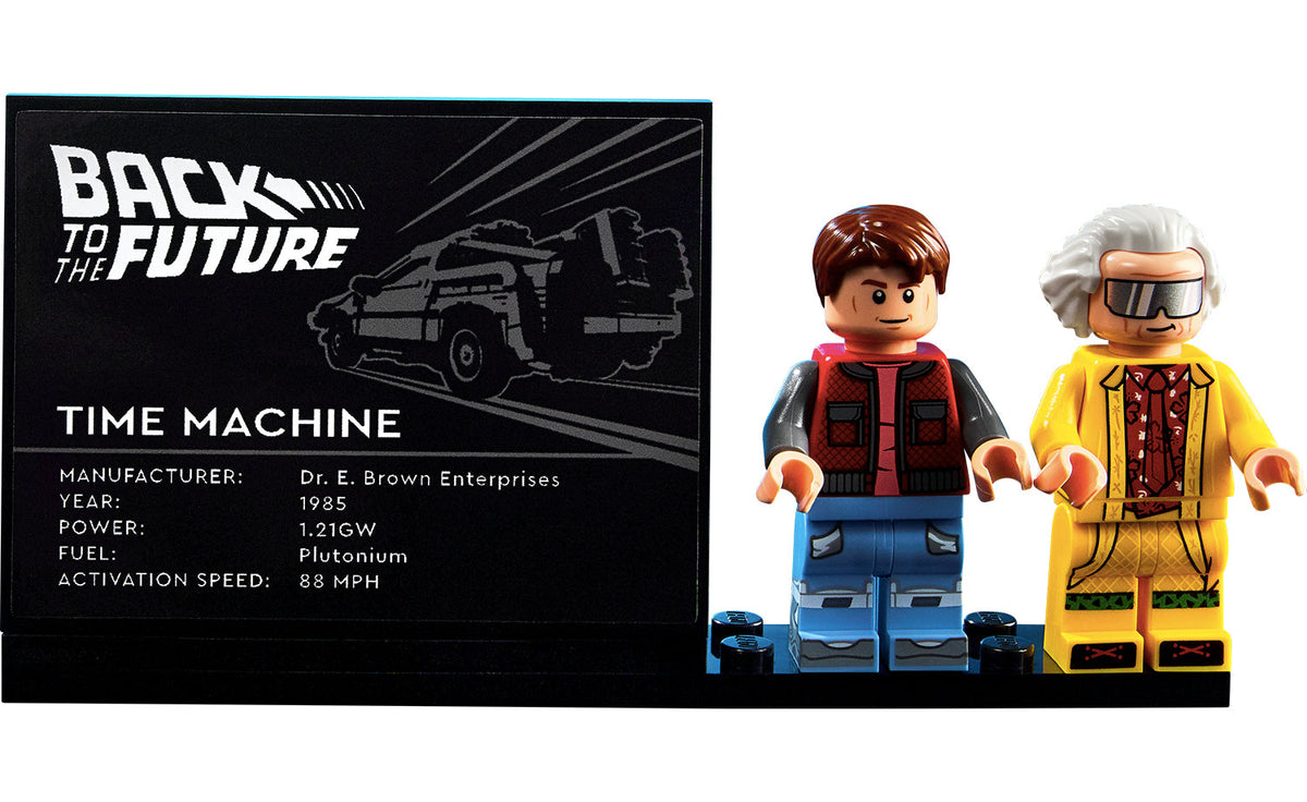 LEGO Icons Back to the Future Time Machine Building Set - 10300