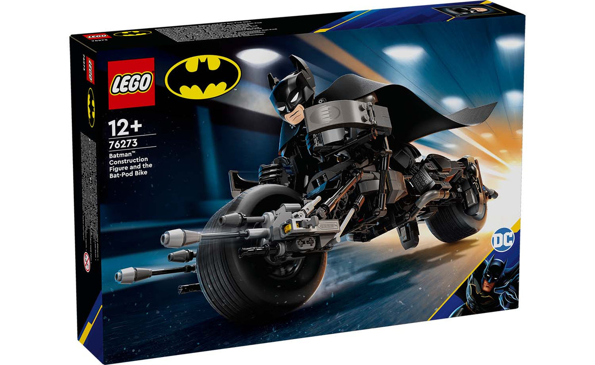 LEGO DC Batman Construction Figure and the Bat-Pod Bike Building Set - 76273