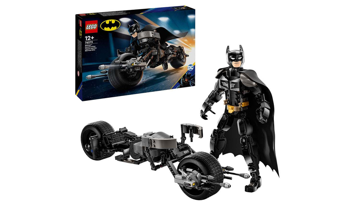 LEGO DC Batman Construction Figure and the Bat-Pod Bike Building Set - 76273