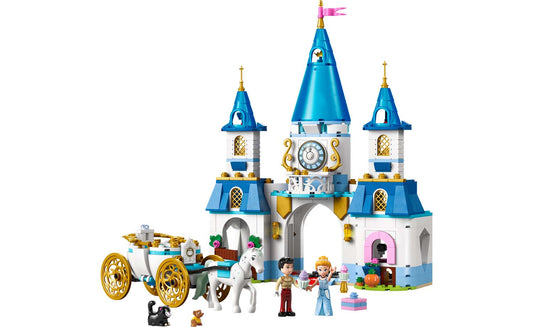 LEGO Disney Cinderella's Castle & Horse Carriage Building Set - 43275