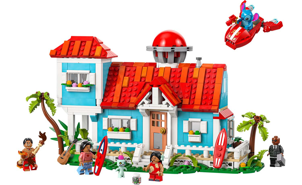 LEGO Disney Lilo and Stitch Beach House Building Set - 43268