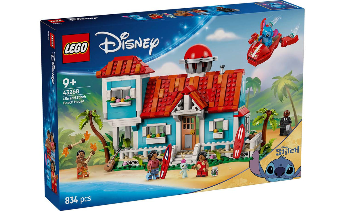 LEGO Disney Lilo and Stitch Beach House Building Set - 43268