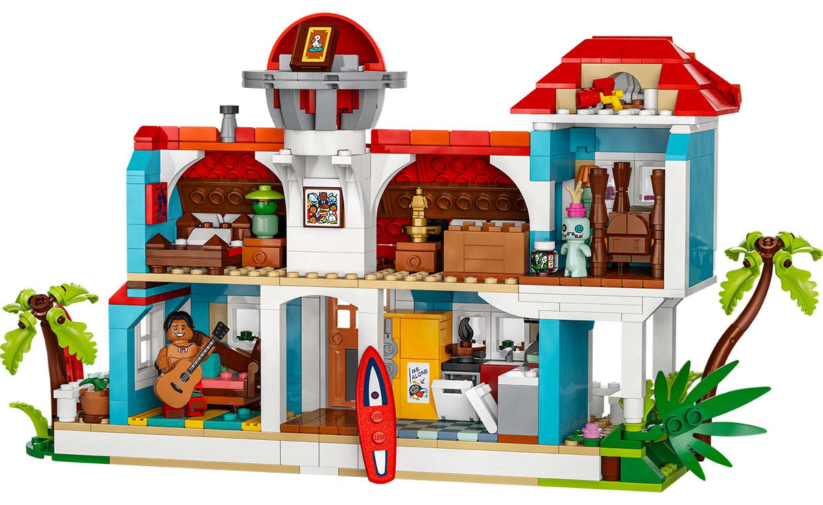 LEGO Disney Lilo and Stitch Beach House Building Set - 43268