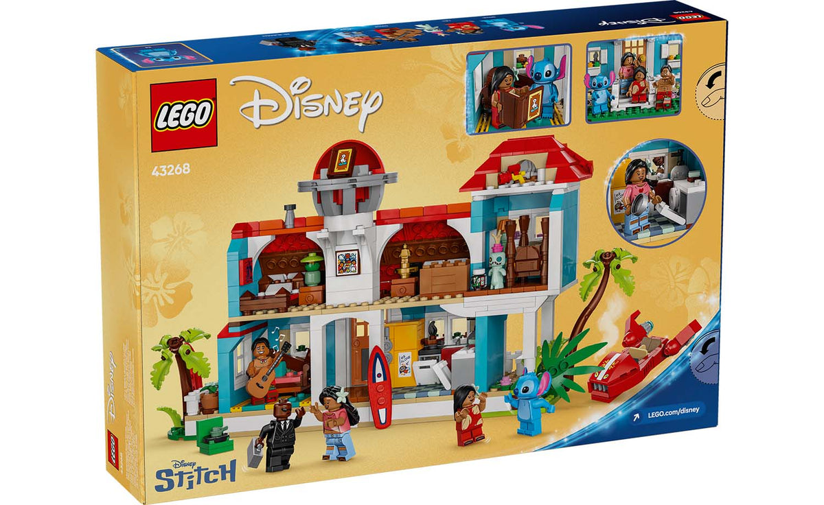 LEGO Disney Lilo and Stitch Beach House Building Set - 43268