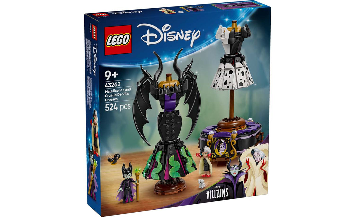 LEGO Disney Maleficent's and Cruella De Vil's Dresses Building Set - 43262