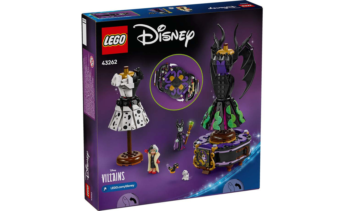 LEGO Disney Maleficent's and Cruella De Vil's Dresses Building Set - 43262