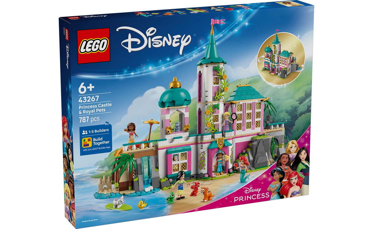 LEGO Disney Princess Castle & Royal Pets Building Set - 43267
