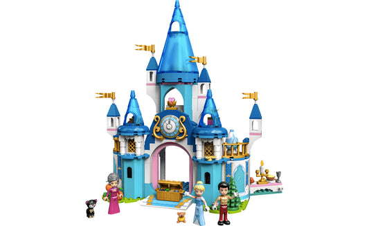LEGO Disney Cinderella and Prince Charming's Castle Building Set - 43206