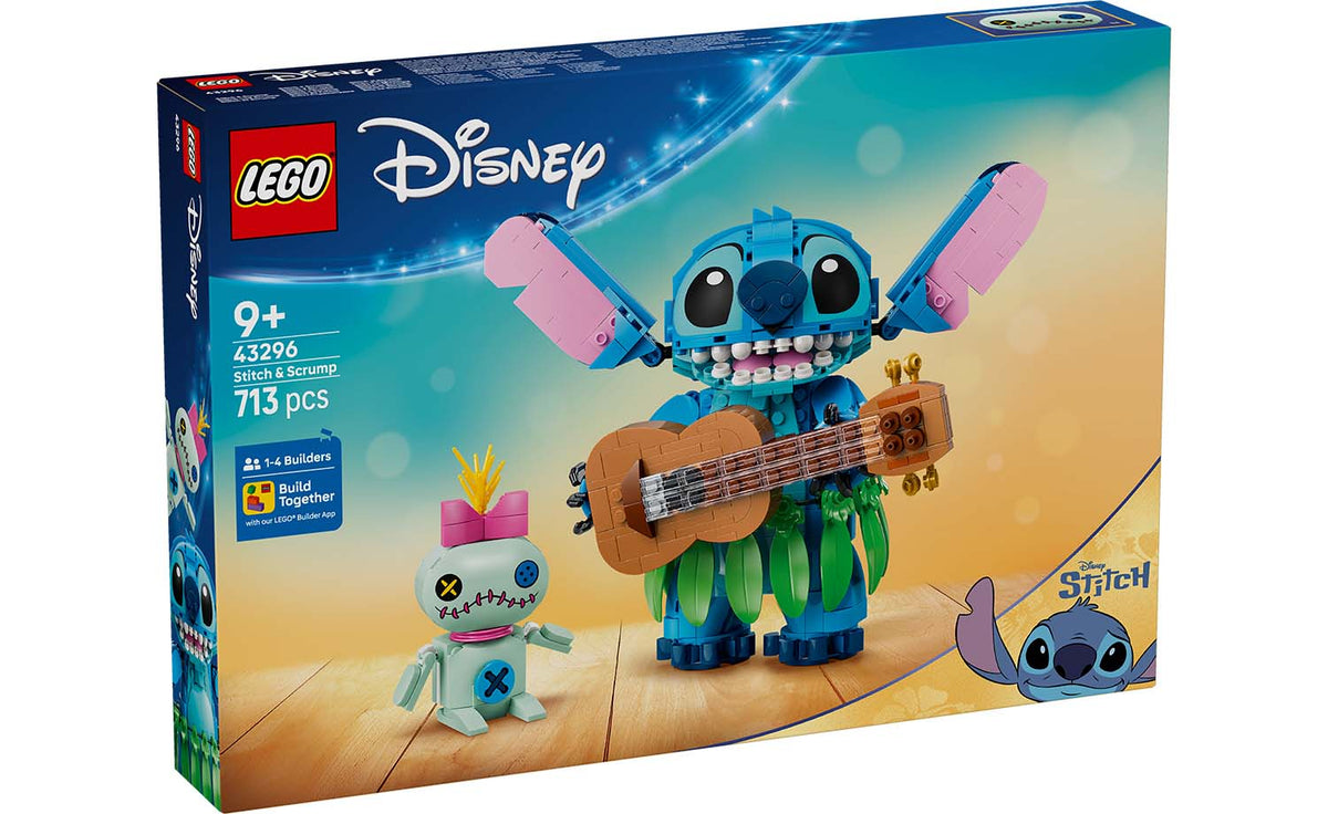 LEGO Disney Stitch & Scrump Building Set - 43296