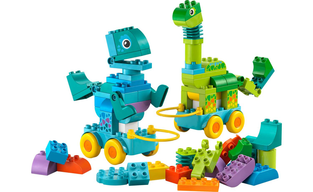 LEGO DUPLO 3-in-1 Dinosaurs on Wheels Building Set - 10451
