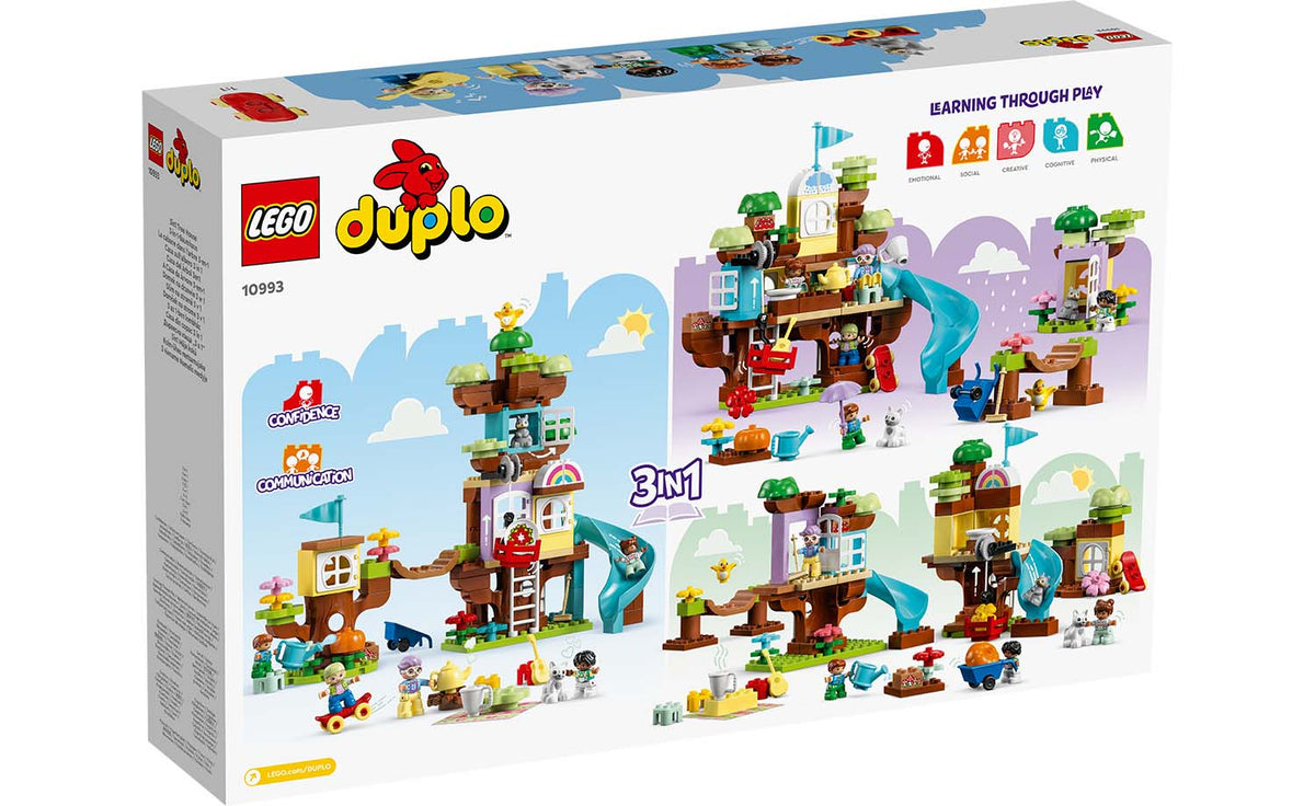 LEGO DUPLO 3-in-1 Tree House Building Set - 10993