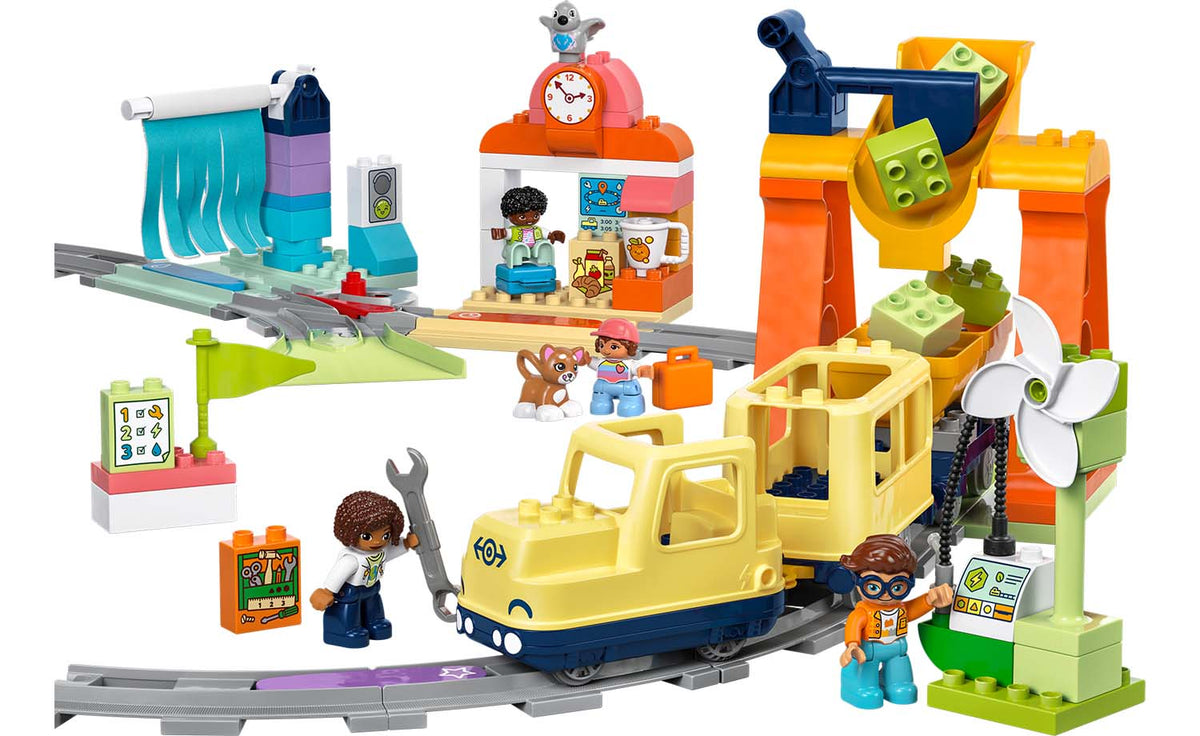 LEGO DUPLO Big Interactive Community Train Building Set - 10428