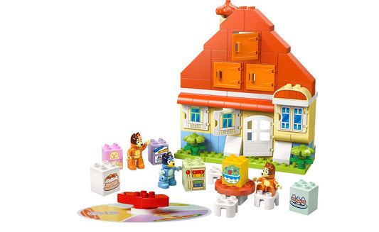 LEGO DUPLO Bluey's Family House with Memory Game Building Set - 10459