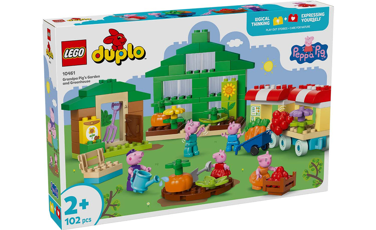 LEGO DUPLO Grandpa Pig's Garden and Greenhouse Building Set - 10461