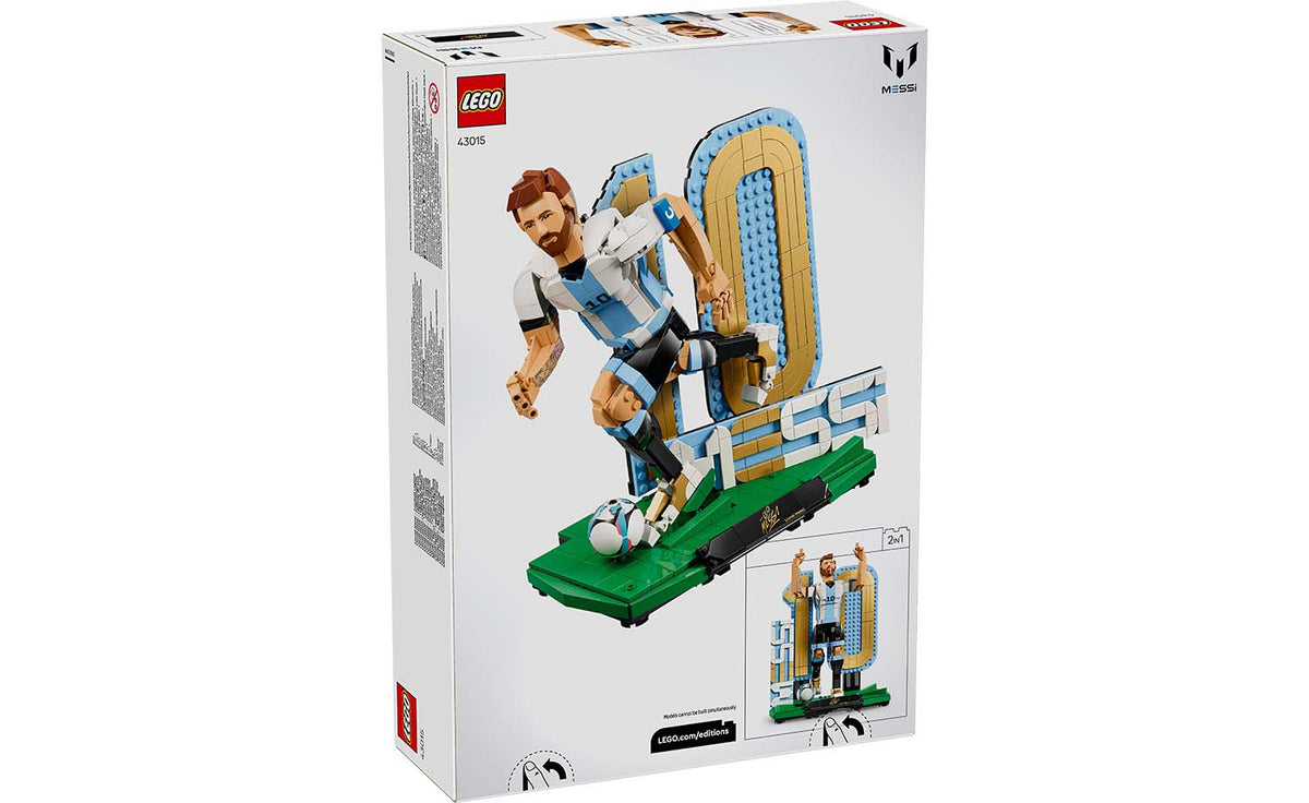 LEGO Editions Lionel Messi – Soccer Legend Building Set - 43015